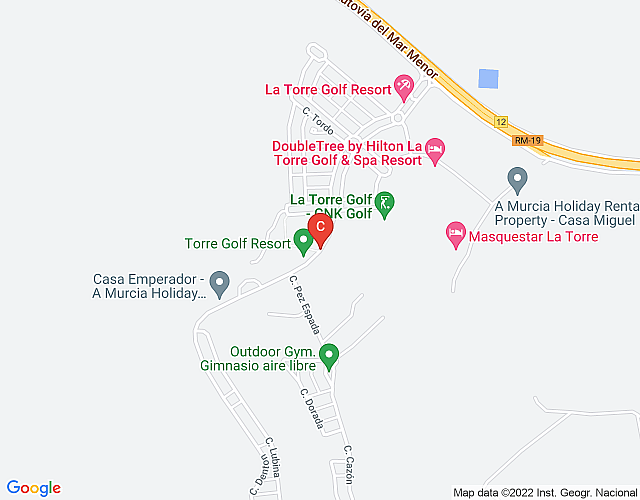 Ground Floor Apartment with Three Bed on La Torre Golf – AO1402 map image