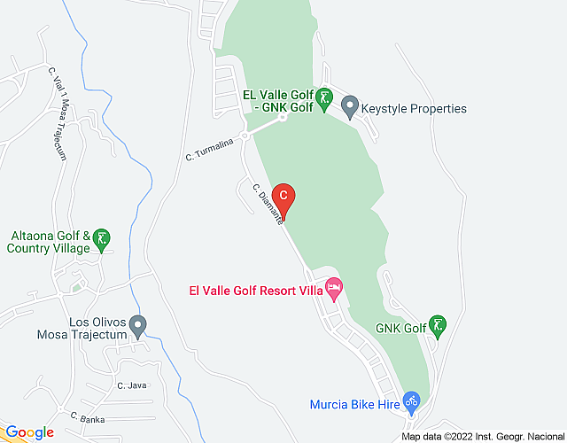 3 Bed Villa with Private Pool- El Valle Golf Resort – MURCIA VACATIONS ZO19 map image