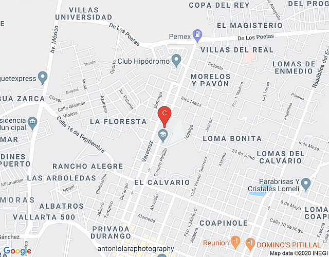 Casa Vidamar map image