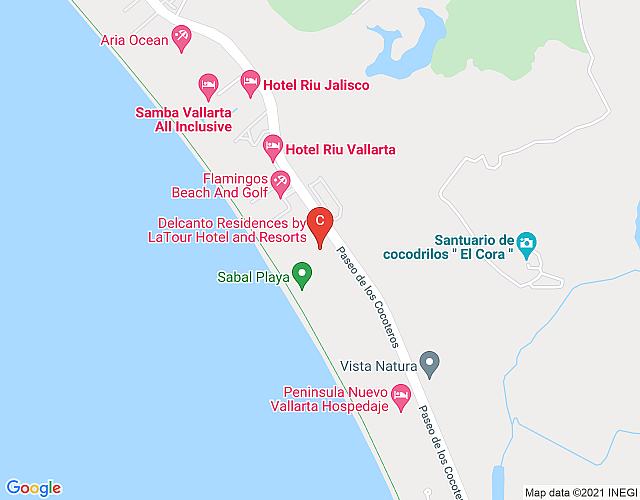 Del Canto 907-D Your Vacation steps away to Flamingos Beach map image
