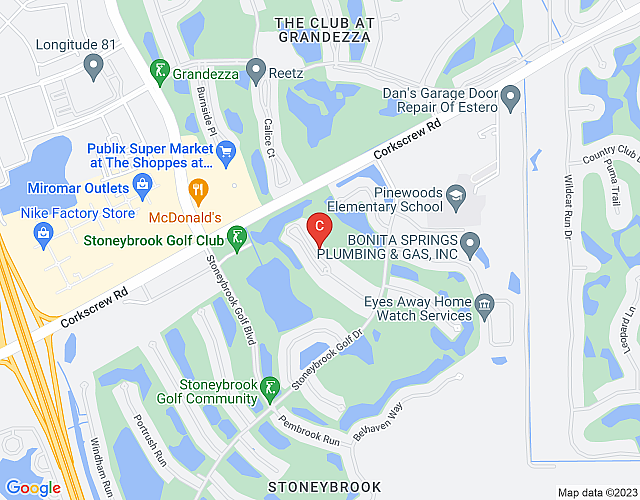 StoneyBrook Golf Course Condo map image