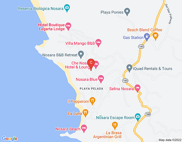 Rancho Escondido, retreats center. map image