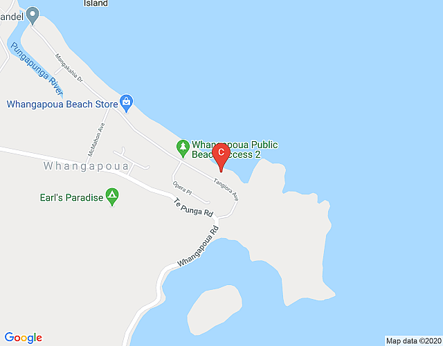 1952 – Absolute Beachfront – Whangapoua – Coromandel map image