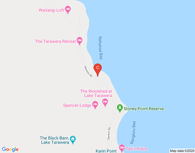 1718 – Lake Tarawera Holiday Home map image