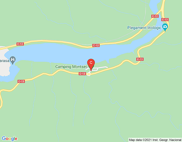 Camping Montsec – Bungalow Suite –  (2 Adultos) map image