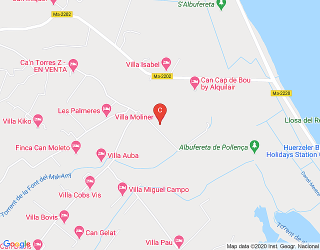 Villa Moliner map image