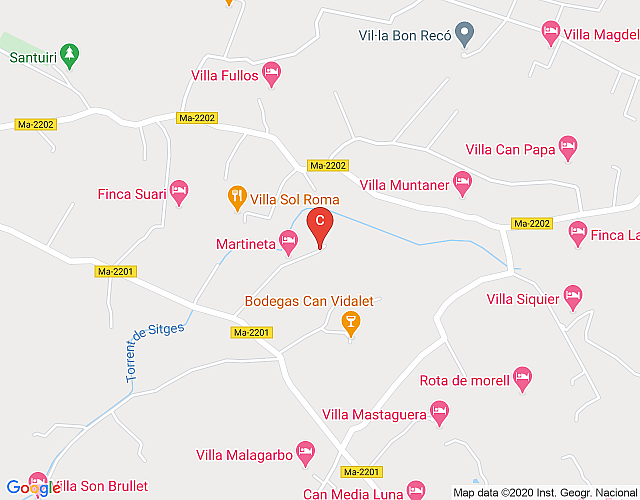 Pontarro map image