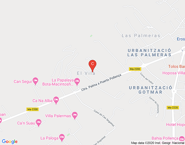 Charmante rustikale Familienvilla nur 2 km von Puerto Pollensa  entfernt. map image