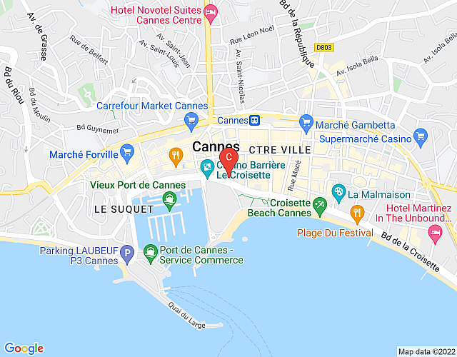 Cannes “Croisette Coppola” map image
