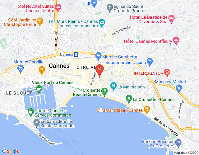 Johnny Depp – Amazing 3BR flat near cannes convention center map image
