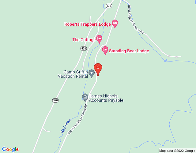 New listing! “Nearly Perfect” Cozy Upper Valley Cabin, near hiking & trails, firepit, WIFI map image