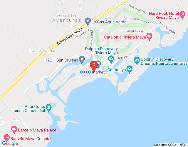 Casa Familia | 3BR | Condo | Puerto Aventuras map image