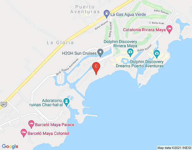 Villa Oceana I 3 BR I Condo I Puerto Aventuras map image