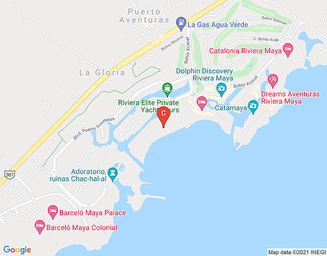 Casa Yoya | 2BR | Condo | Puerto Aventuras map image