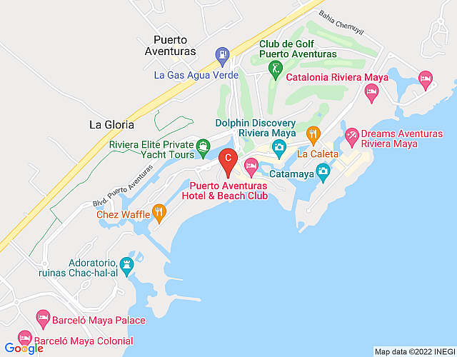 La Buena Vida I 2BR I Condo I Puerto Aventuras map image