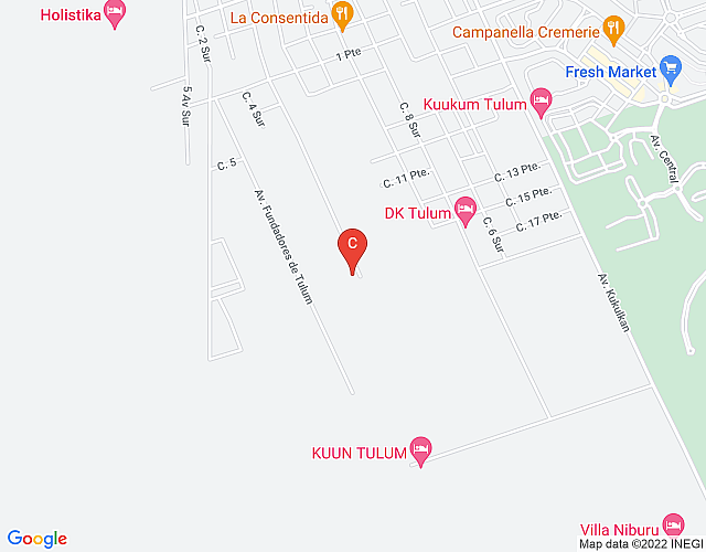 Yum Kaax | 6 BR | Villa | Tulum map image