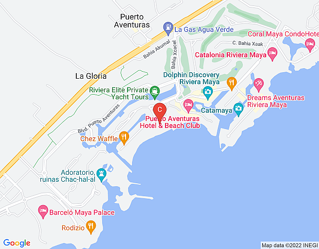 Casa del Sueño | Studio | Condo | Puerto Aventuras map image