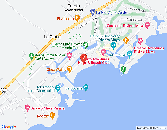 Villa Oceana I 3 BR I Condo I Puerto Aventuras map image