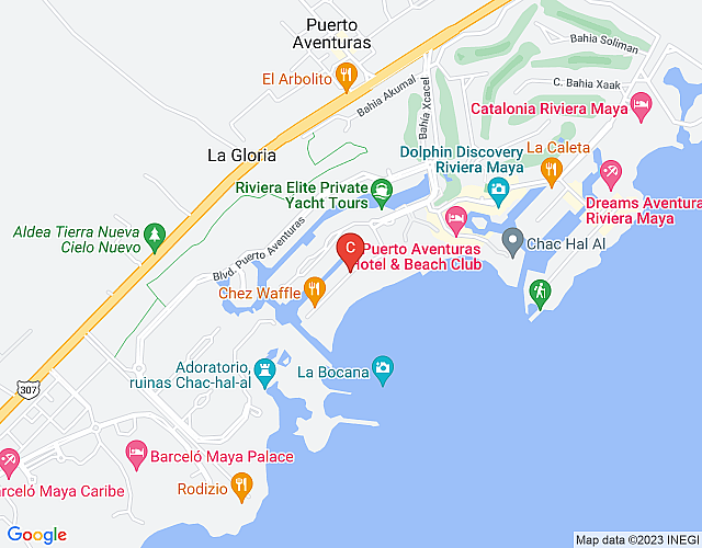 Puerto Estate | 11BR | Villa | Puerto Aventuras map image