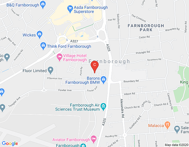 SA Today Apartments Farnborough (Fibre Wi-Fi & Netflix)! map image