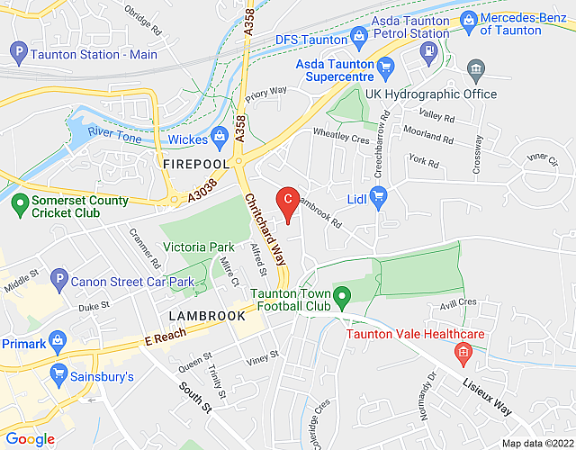 SA Today Taunton (Fibre Wi-Fi & Netflix)! map image