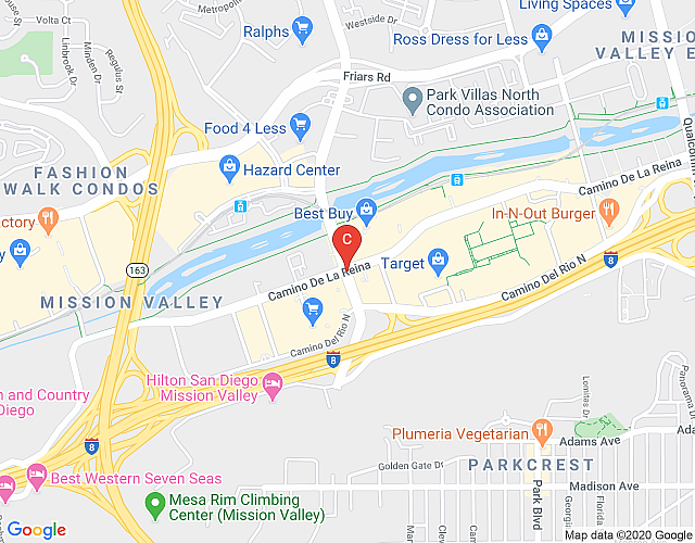 THE BEST IN MISSION VALLEY 2 BEDROOMS MB4 map image