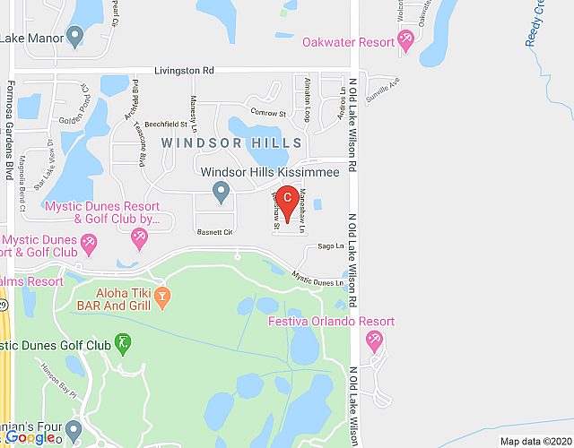 A’s 3 BR Exciting Pool Villa In Orlando map image