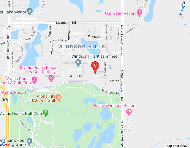A’s 3 Bedroom Exotic Pool Villa In Florida map image