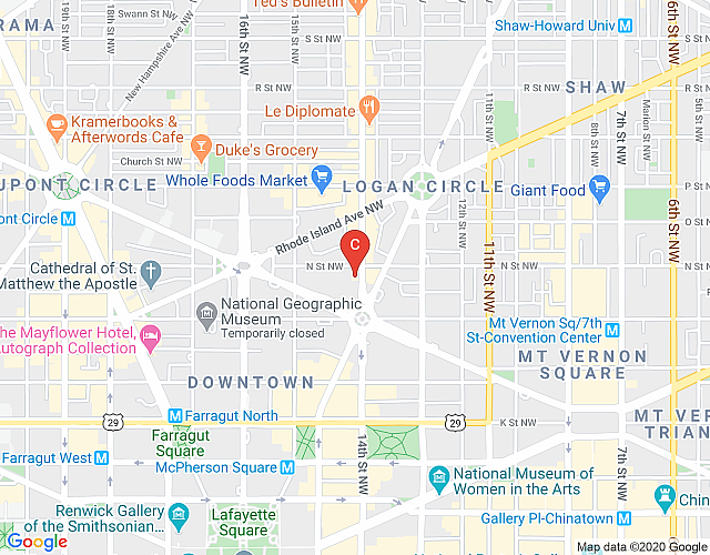 [1477-1BG] Lux 1 BR in Heart of Logan Circle map image