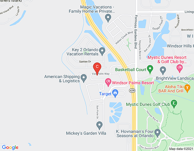 A’s Beautifully Decorated 4Br Pool House In Florida map image