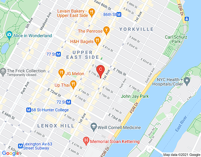 Exquisite 2 Bedroom Monthly Apartment in NYC map image
