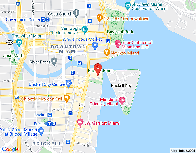Amazing 1 Bedroom penthouse in Miami map image