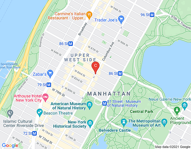J’s Stylish & Gorgeous Two Bedroom Apartment In Manhattan map image