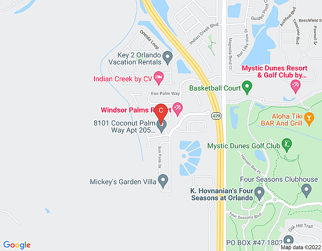A’s Designer Three BR House In Florida map image