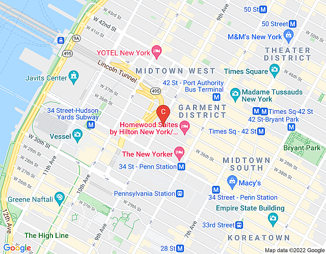 Alluring 2 Bedroom Apartment in NYC (ST) map image
