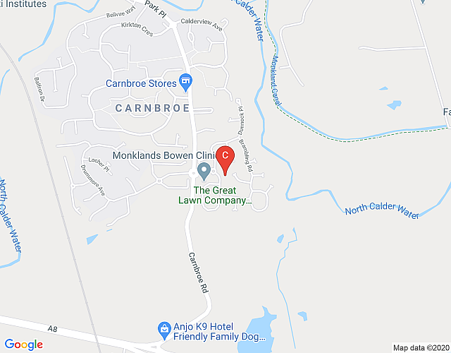 Signature – Brambling House Carnbroe map image