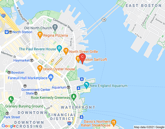 Houseboat Taurus:  Floatable home right in Downtown Boston! map image