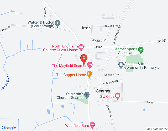 Fryer’s Cottage – Seamer Main Street map image