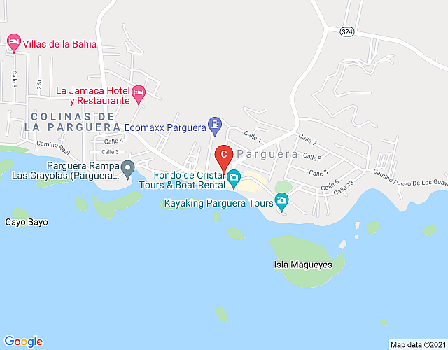 Cayo Enriquito | Beautiful tropical casita located in unique La Parguera, Lajas map image