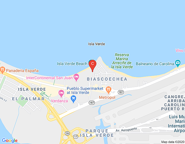 La Costal | Beachfront luxury Studio apartment with ocean view map image