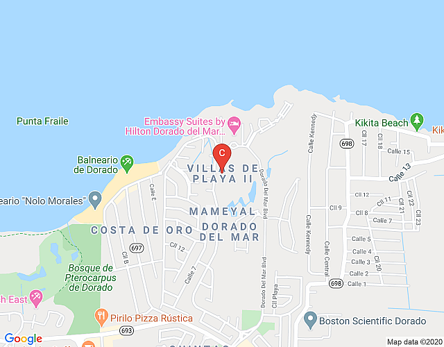 Villa Linda | Steps to the beach and restaurants | 3 Bed, 2.5 Bath map image