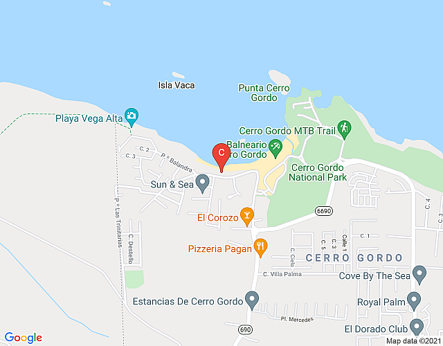 Casa de Playa | Large and fun beachfront family home for up to 21 guests map image