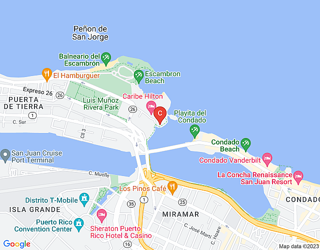 Pergola Studio | BBQ | Urban waterfront Caribbean getaway map image