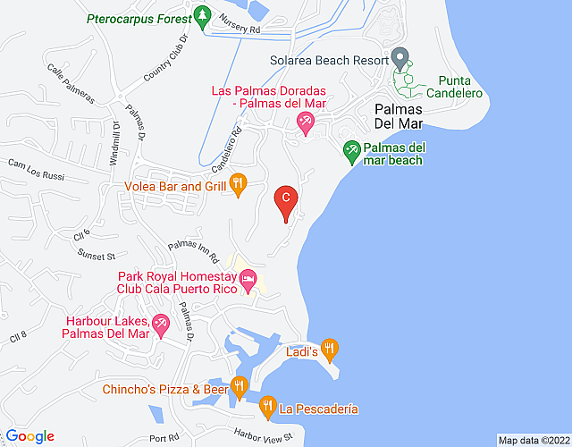 Premier, Oceanfront, Spectacular View Villa in Palmas Del Mar (BV231) map image