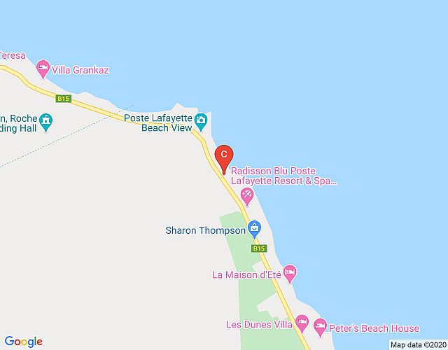 Vervo Beach house at Poste Lafayette (North East) map image