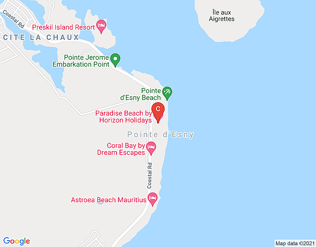 Paho 4BR Penthouse & 3BR Premium on Pointe D’esny Beach Apts 14 people (West) map image
