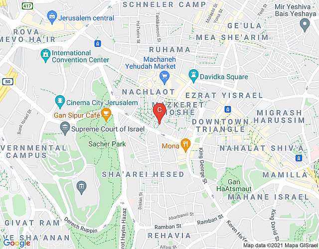THE NERYA, 3.5 Br, Vacation Rentals Nachlaot map image