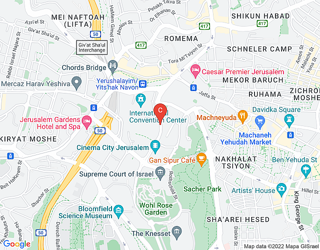 THE HANASSI, 2.5 Br, Vacation Rentals Kiryat HaLeom map image