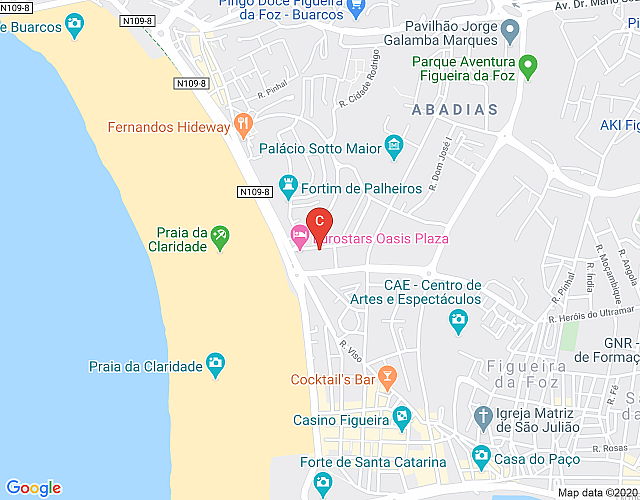 Galante Beach Apartment, wi-fi, private parking map image