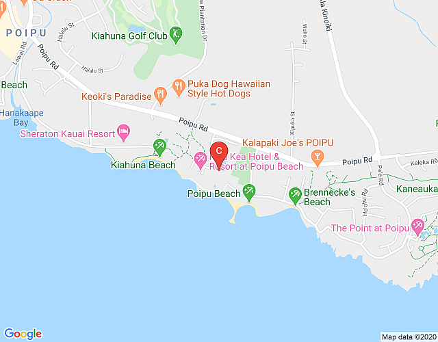 Marriott Waiohai Beach Club 2bd map image